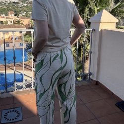 Casual buks artzy viskose str- S-XXXL