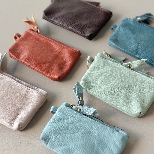 Skind pung med nglering soho skind