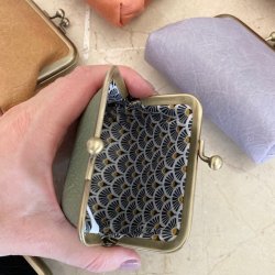 Pung m. klemme lukning