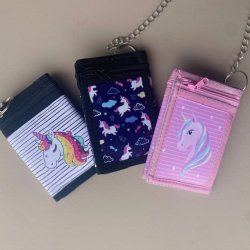 Pige pung velcro enhjrning