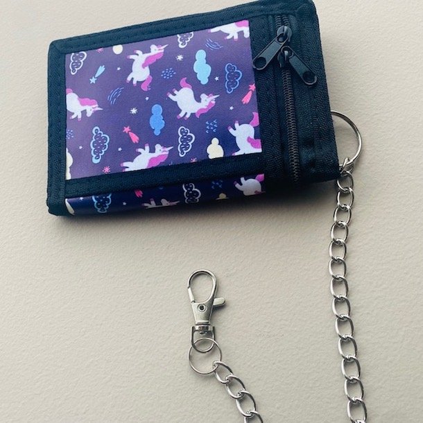 Pige pung velcro enhjrning