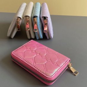 Pung quiltet hjerter pige