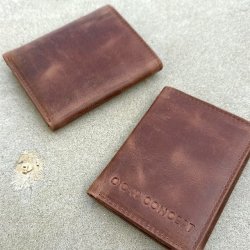 Kortholder 3-fljet Cow skind