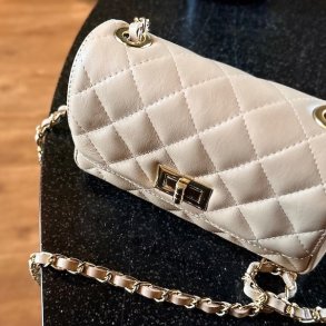 Crossbody ladylike PASTEL skind