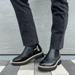 Jeans sort washed - str 34-42