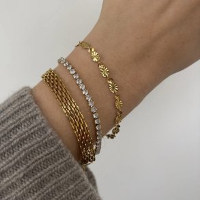 Armbnd Radiance Vandfast og Forgyldt