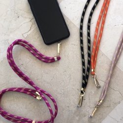 Telefon strop med guld