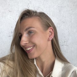 reringe Balti 18K forgyldt 925 sterlingslv