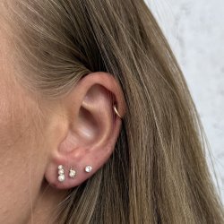 reringe Balti 18K forgyldt 925 sterlingslv