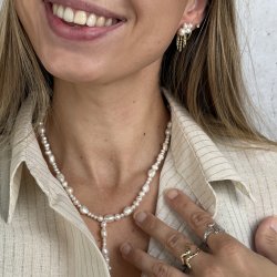 rering Pelagia 18K forgyldt 925 sterlingslv