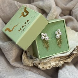 rering Pelagia 18K forgyldt 925 sterlingslv