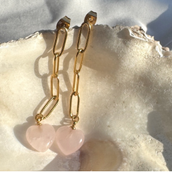 restikker med hjerte vandfast 18kt. forgyldt