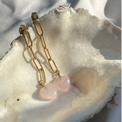 restikker med hjerte vandfast 18kt. forgyldt