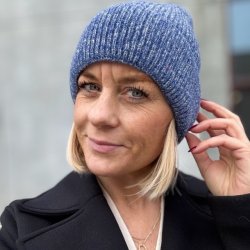 Beanie hue meleret unisex