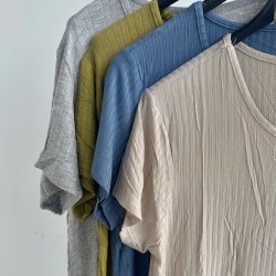 T-shirt sommer kjole rib viskose str. M-XXL