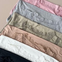 Top med blonde bomuld/viskose miks str. M-XXL