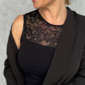 Nancy rib top microfiber str S-XL