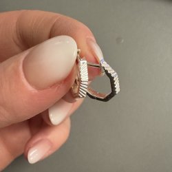 Octaline hoops s�lv