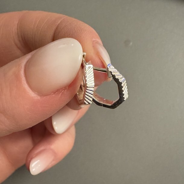 Octaline hoops s�lv