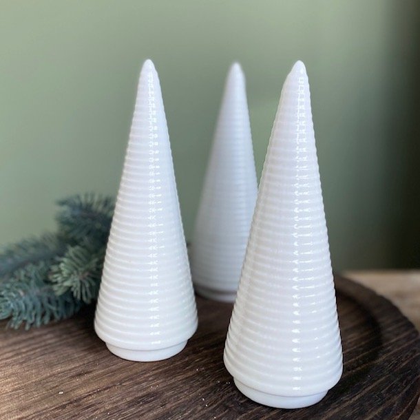 Juletr riller porceln