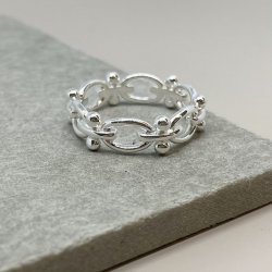Fingerring ELIPSE sterling slv