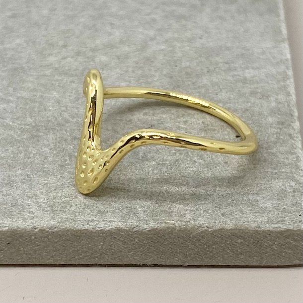 Breena Ring forgyldt