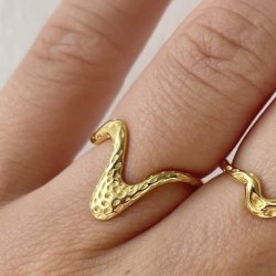 Breena Ring forgyldt