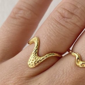 Breena Ring forgyldt