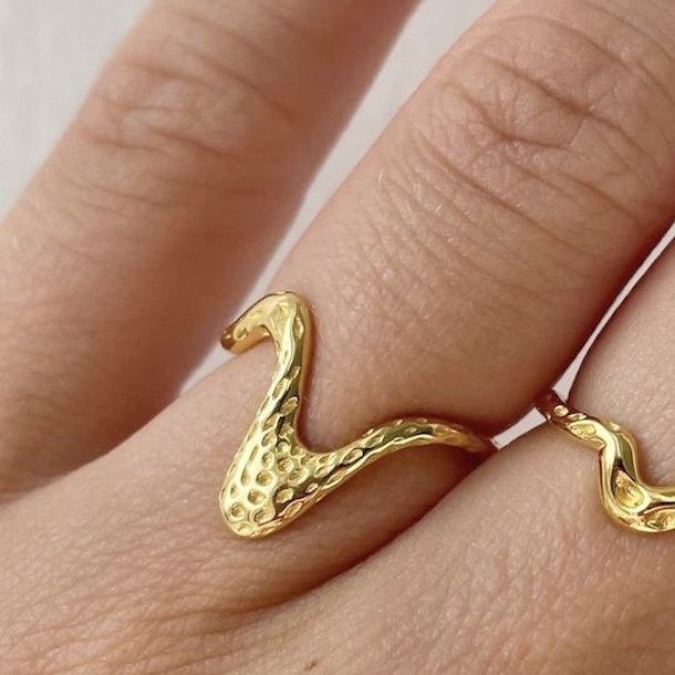Breena Ring forgyldt
