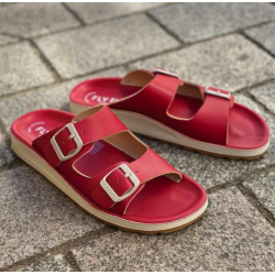  Fly Flot anatomic sandal dame rd skind str 36-41