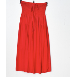 Nederdel / kjole med smock bomuld/viskose