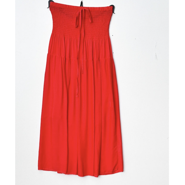 Nederdel / kjole med smock bomuld/viskose