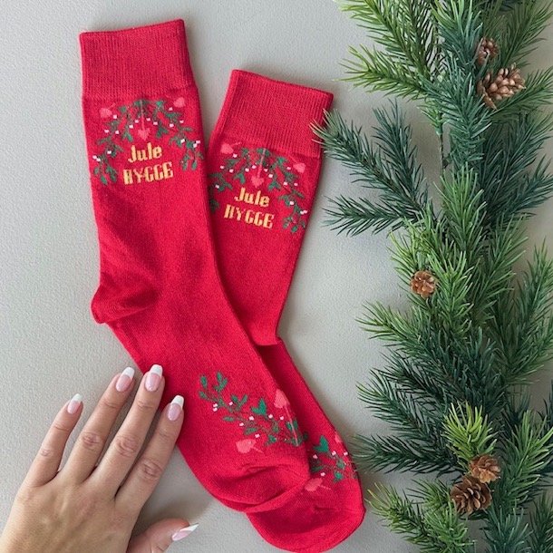 Jule sokker sjove jule motiver str 35-41