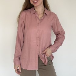 Skjorte pretty rose viskose miks str XS-XXL