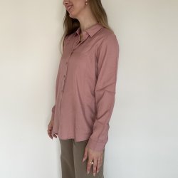 Skjorte pretty rose viskose miks str XS-XXL