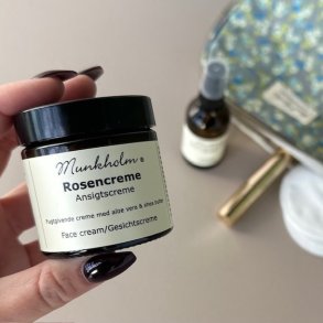 Rosencreme med aloe vera - ansigtscreme 60 ml