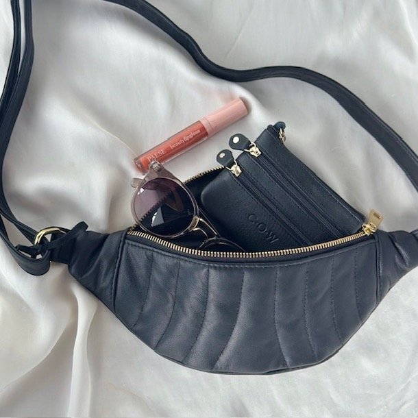  Taske nr 34 bltetaske skind