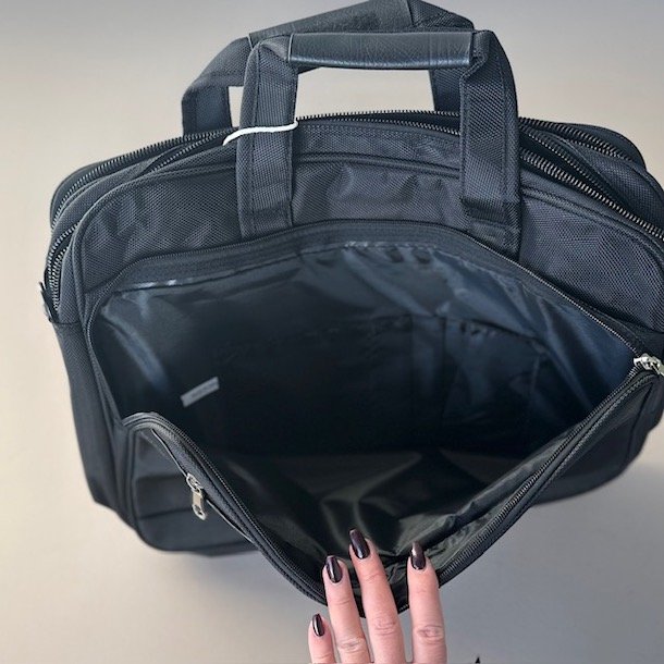 Computertaske 2 rum nylon