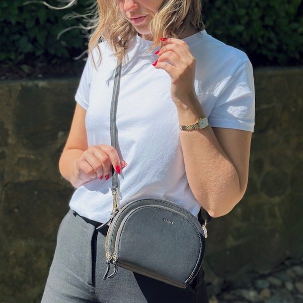 Albigale Ritzy crossbody - multibag sort Skind