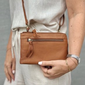 Crossbody Nanna med lynls skind