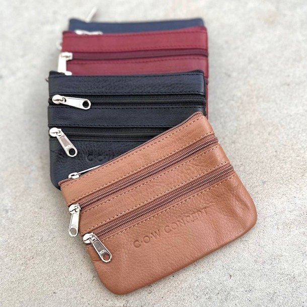 Cow pung med 4 rum skind