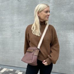 Crossbody coated nylon