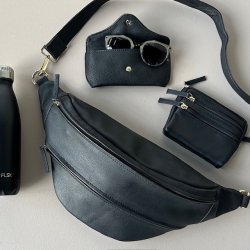 Large bltetaske COW - skind soft sort