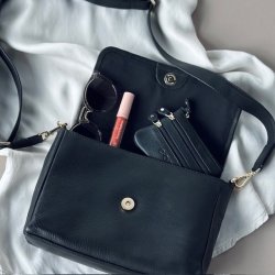 Delphine Ritzy crossbody sort Skind