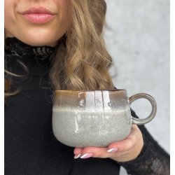 Selma Krus, keramik, gr/brun