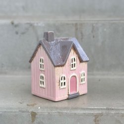 Hus til fyrfadslys Keramik