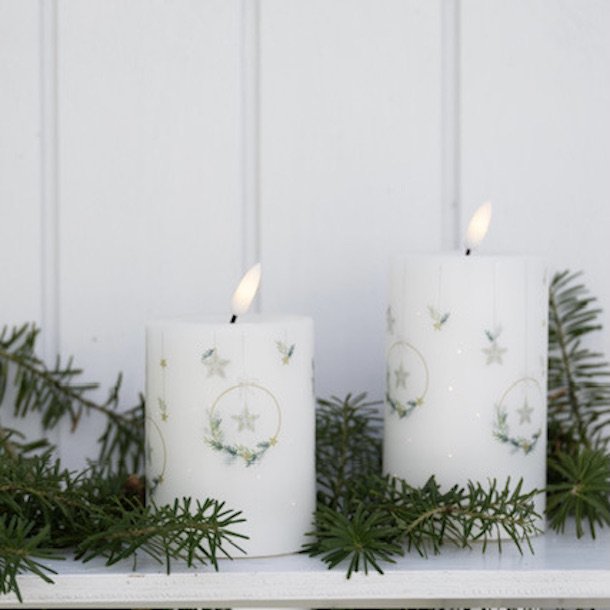 LED lys lux jul 2 stk