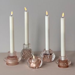 Rose Lysestagest med 5 forskellige