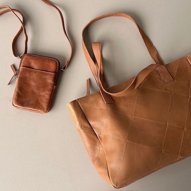 Sonja shopper + mobiltaske