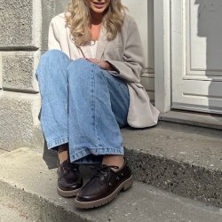 Sejler sko The Walk skind brun str 36-41